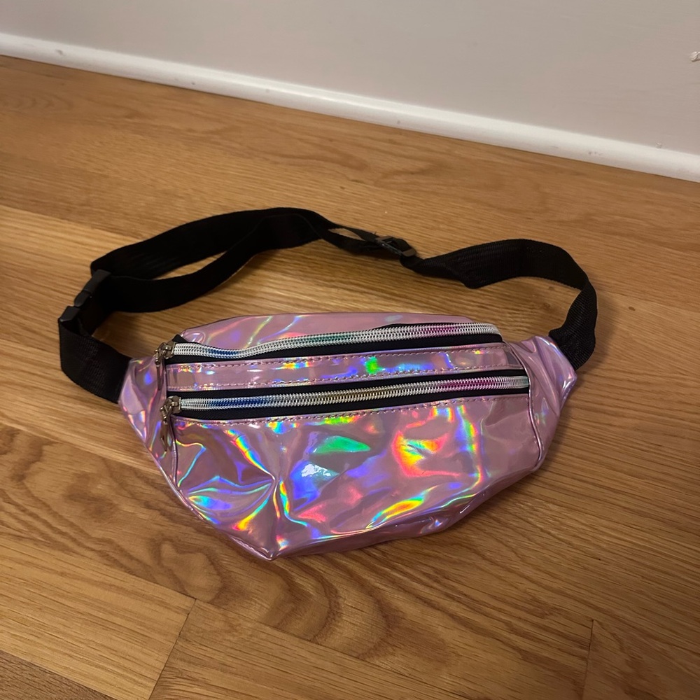 Holographic Pink Waist Bag / Fanny Pack